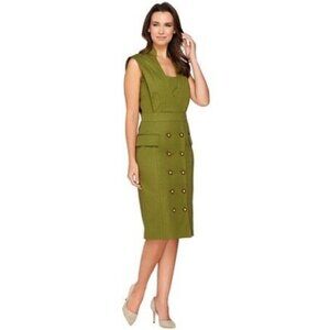 NWT G.I.L.I. OLIVE MILITARY DRESS HARDWARE 4